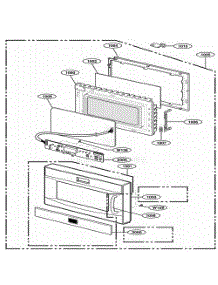 Door Parts parts for Lg Range 63299 from AppliancePartsPros.com