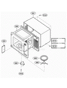 Oven Cavity Parts parts for Lg Range 63352 from AppliancePartsPros.com
