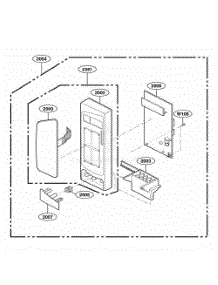 Controller Parts parts for Lg Range 63352301 from AppliancePartsPros.com