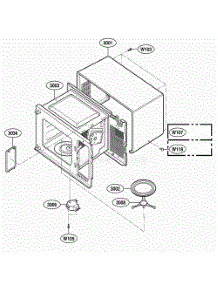 Oven Cavity Parts parts for Lg Range 63359 from AppliancePartsPros.com