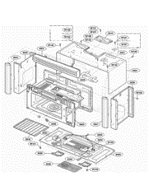 Oven Cavity Parts parts for Lg Range 63763 from AppliancePartsPros.com
