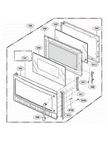 Door Parts parts for Lg Range 63769 from AppliancePartsPros.com