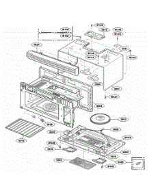 Oven Cavity Parts parts for Lg Range 64669 from AppliancePartsPros.com