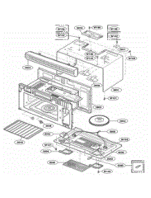 Oven Cavity Parts parts for Lg Range 64682 from AppliancePartsPros.com
