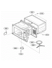 Oven Cavity Parts parts for Lg Range 65002401 from AppliancePartsPros.com