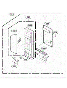 Control Panel Parts parts for Lg Wall Oven 65052 from AppliancePartsPros.com