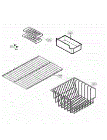 Freezer Parts parts for Lg Refrigerator 65202 from AppliancePartsPros.com