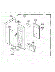 Controller Parts parts for Lg Range 65223 from AppliancePartsPros.com