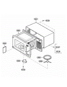 Oven Cavity Parts parts for Lg Range 65223 from AppliancePartsPros.com