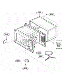 Oven Cavity Parts parts for Lg Range 66022 from AppliancePartsPros.com