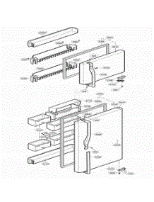 Door Parts parts for Lg Refrigerator 66212 from AppliancePartsPros.com