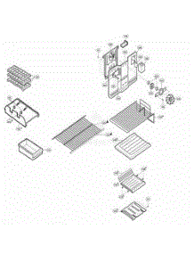 Freezer Parts parts for Lg Refrigerator 66212 from AppliancePartsPros.com