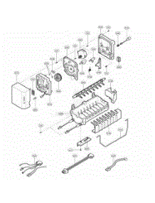 Ice Maker Parts parts for Lg Refrigerator 66212 from AppliancePartsPros.com