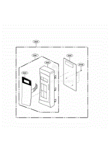 Control Panel Parts parts for Lg Refrigerator 66222 from AppliancePartsPros.com
