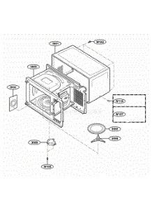 Oven Cavity Parts parts for Lg Range 66292 from AppliancePartsPros.com