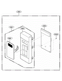 Control Panel Parts parts for Lg Range 66312 from AppliancePartsPros.com