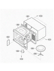 Oven Cavity Parts parts for Lg Range 66339 from AppliancePartsPros.com