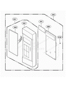 Control Panel Parts parts for Lg Range 66462 from AppliancePartsPros.com