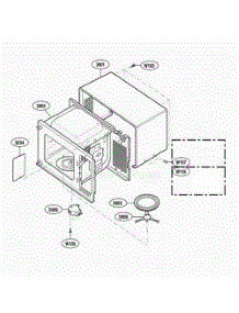 Oven Cavity Parts parts for Lg Range 66462 from AppliancePartsPros.com