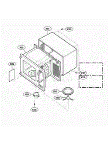 Oven Cavity Parts parts for Lg Range 66464 from AppliancePartsPros.com