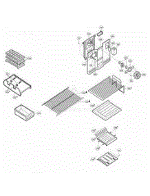 Freezer Parts parts for Lg Refrigerator 66922 from AppliancePartsPros.com