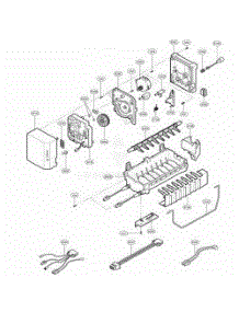 Ice Maker Parts parts for Lg Refrigerator 66922 from AppliancePartsPros.com