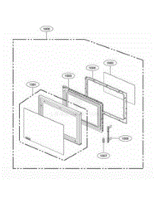 Door Parts parts for Lg Wall Oven 66993 from AppliancePartsPros.com
