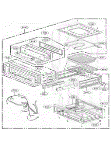 Drawer Parts parts for Lg Wall Oven 66993 from AppliancePartsPros.com