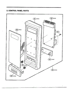 Complete Microwave Ass`Y Page 2 parts for Lg Microwave 68-9246 from AppliancePartsPros.com