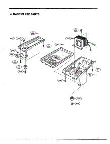 Complete Microwave Ass`Y Page 4 parts for Lg Microwave 68-9246 from AppliancePartsPros.com