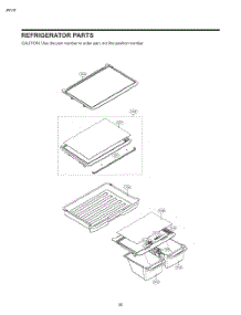 Refrigerator Parts parts for Lg Washer 68032 from AppliancePartsPros.com