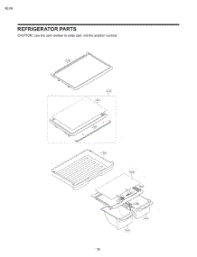 Refrigerator Parts parts for Lg Refrigerator 68033 from AppliancePartsPros.com