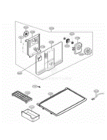 Freezer Parts parts for Lg Refrigerator 68039 from AppliancePartsPros.com