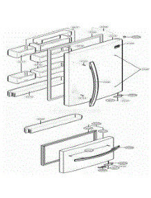 Door Parts parts for Lg Refrigerator 68272 from AppliancePartsPros.com