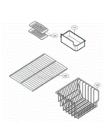 Freezer Parts parts for Lg Refrigerator 68272 from AppliancePartsPros.com