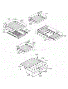 Refrigerator Parts parts for Lg Refrigerator 69372 from AppliancePartsPros.com