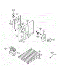 Freezer Parts parts for Lg Refrigerator 69974 from AppliancePartsPros.com