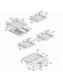 Refrigerator Parts parts for Lg Refrigerator 69976 from AppliancePartsPros.com