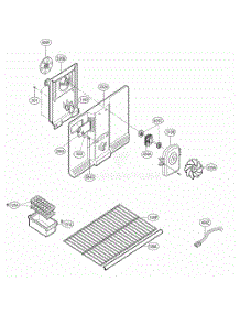 Freezer Parts parts for Lg Refrigerator 69979 from AppliancePartsPros.com