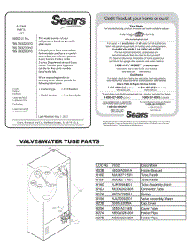 Valve & Water Tube Parts parts for Lg Refrigerator 70322 from AppliancePartsPros.com