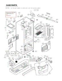 Section 2 parts for Lg Refrigerator 70329 from AppliancePartsPros.com