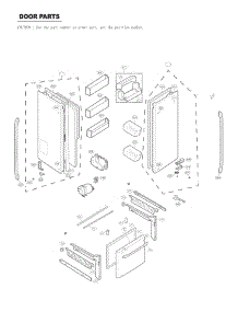 Section 3 parts for Lg Refrigerator 70329 from AppliancePartsPros.com