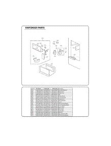Drawer parts for Lg Refrigerator 70339 from AppliancePartsPros.com