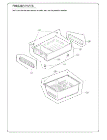Section 2 parts for Lg Refrigerator 70357 from AppliancePartsPros.com