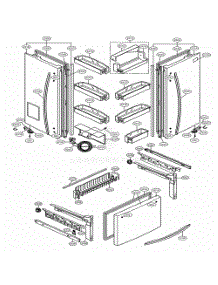 Door Parts parts for Lg Refrigerator 71012 from AppliancePartsPros.com