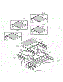 Refrigerator Parts parts for Lg Refrigerator 71012 from AppliancePartsPros.com