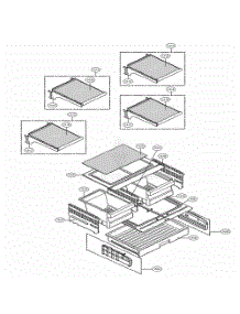 Refrigerator Parts parts for Lg Refrigerator 71014 from AppliancePartsPros.com