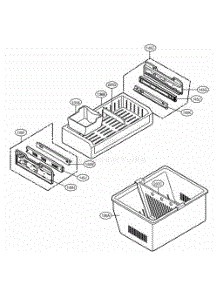 Freezer Parts parts for Lg Refrigerator 71023 from AppliancePartsPros.com