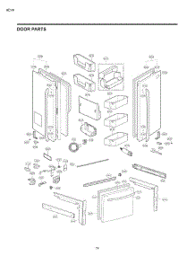 Section 4 parts for Lg Refrigerator 71036 from AppliancePartsPros.com