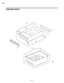 Freezer Parts parts for Lg Refrigerator 71039 from AppliancePartsPros.com